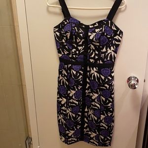 Rebecca Minkoff purple flower dress size 4